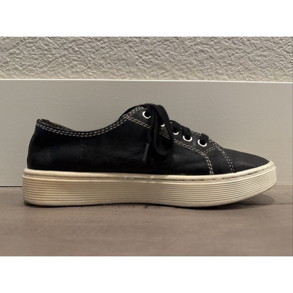 Sofft Women's Sneakers Size 6.5M Casual Piper Leather Lace Up Shoes Solid Black - Picture 4 of 12
